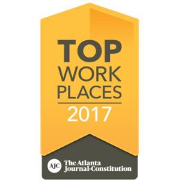Atlanta Journal Constitution Top Work Places 2017 Award 