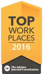 Atlanta Journal Constitution Top Work Places 2016 Award