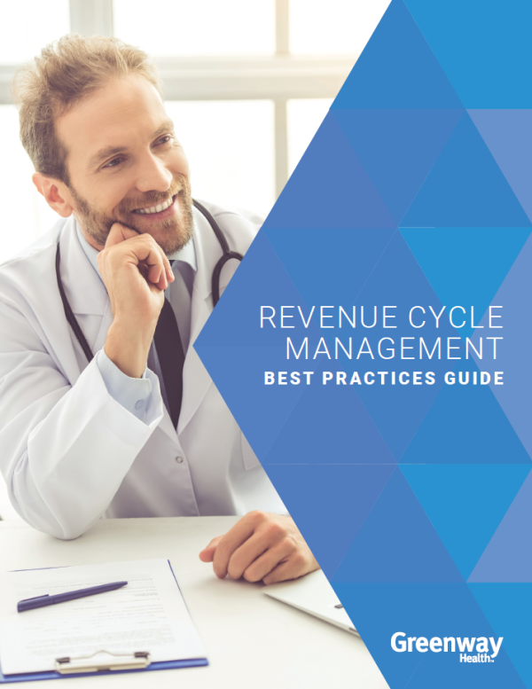 Revenue cycle management best practices guide. Cover photo.