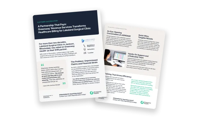 2 pages of a success story with a mix of text and graphics