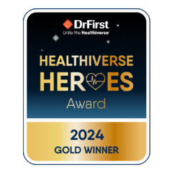 icon for healthiverse heroes 2024 gold award