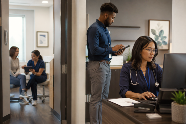 Doctors shifting from individual tasks to connected workflows